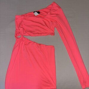 Hot Miami Styles Hot Pink Dress